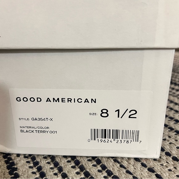 New Good American Terry Cloth Heels - Picture 11 of 11